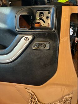 Drivers door card jeep wrangler jk fits 07  -18