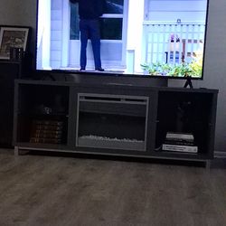 Fireplace TV Stand