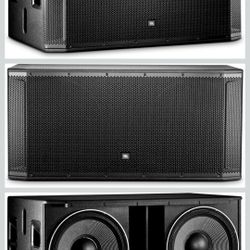JBL Professional SRX828SP Portable, Active, Amplified, Powered Dual 18 Inch Subwoofer System. 2000 Watt Peak Crown Amplifier. DJ, PA, Stage. Black
