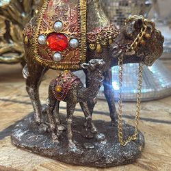 Ornate Horse Figurine Decor