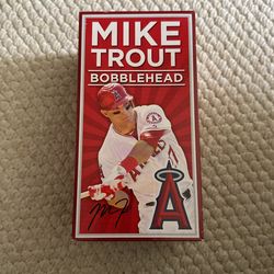 Mike Trout Bobblehead Rookie Wall Catch Angels Rare 