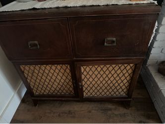 Antique record player