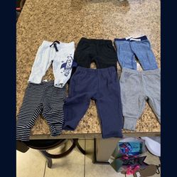 REALLY NICE INFANT BOYS 0-3 MONTHS PANTS LOT