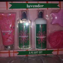 LAVENDER 5 PC GIFT NEW 