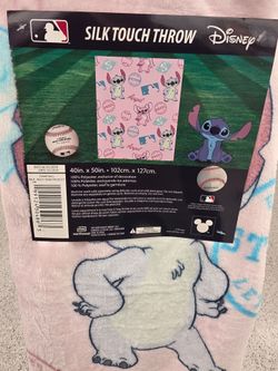 Stich and angle mlb baby blanket