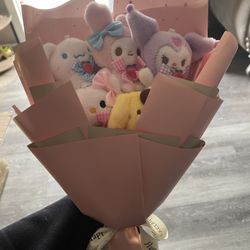 Sanrio Characters Plush Bouquet Light Up Valentines