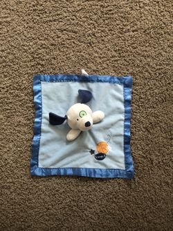 Circo Target Blue Puppy Dog Sports Balls Baby Satin Security Blanket Lovey