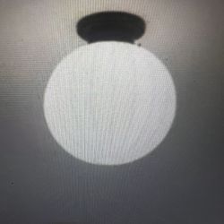 Vintage Early 20th Century Milk Glass Globe Shade