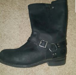 Harley davidson black corey harness boots