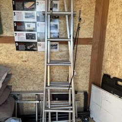 Metallic Sectional (“Stack”) Ladder – 21 Ft Kit + 4’ Half Stack