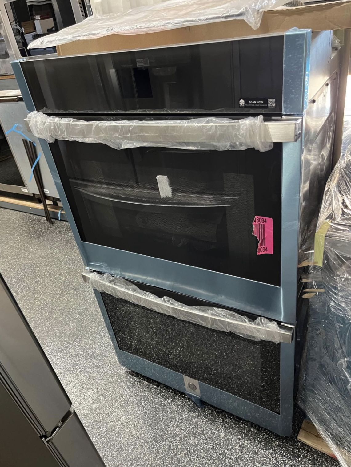 Stainless Steel GE 30” Double Oven Smart Air Fry New Open Box