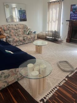 Southwestern coffee table and matching side table