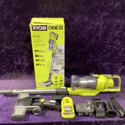 🧰🛠RYOBI ONE+ 18V Cordless Stick Vacuum Cleaner Kit w/4.0Ah Battery & Charger NEW!-$135!🧰🛠
