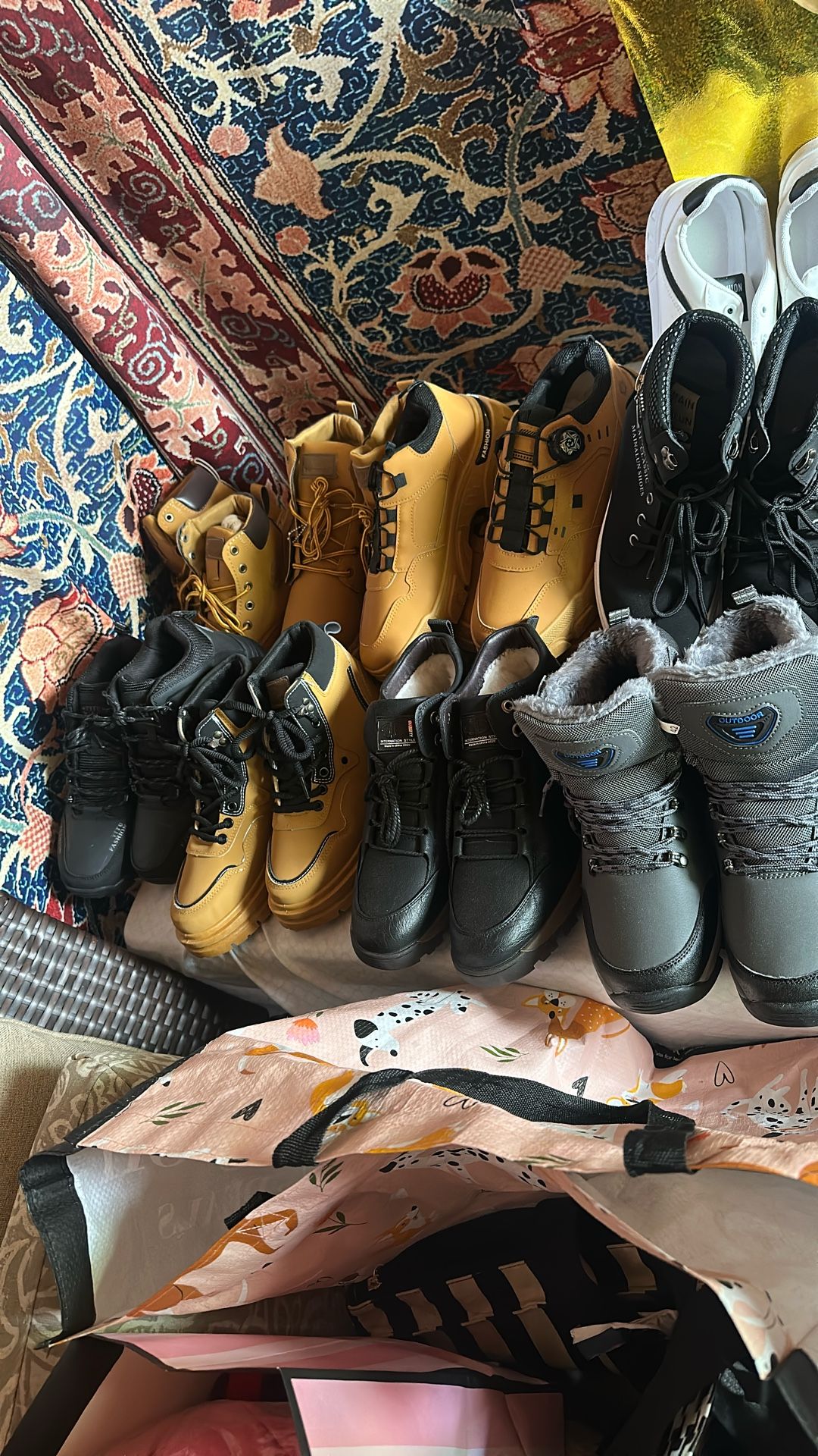 Men’s Work Boots Different Sizes