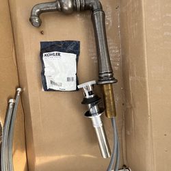 Kohler Artifacts Gentleman’s Bar Faucet 72763-9M Vibrant Polished Nickel Complete Set