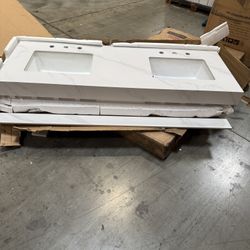 60” Countertop Only For Bathroom Vanity 