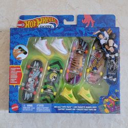 Hot Wheels Skate Tony Hawk Fingerboards & Skate Shoes Multipack