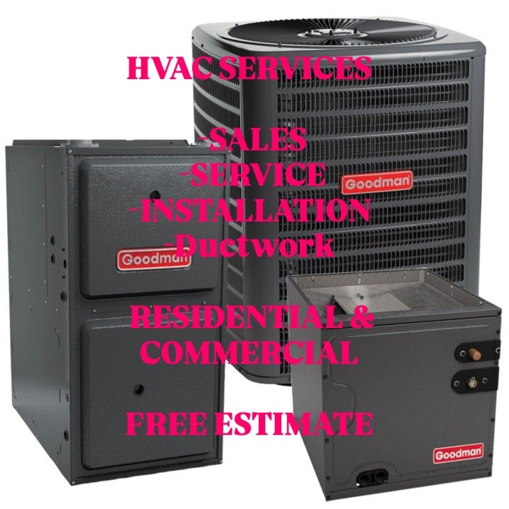 HVAC Services /HVAC UNITS/HEATING AND COOLING SERVICES