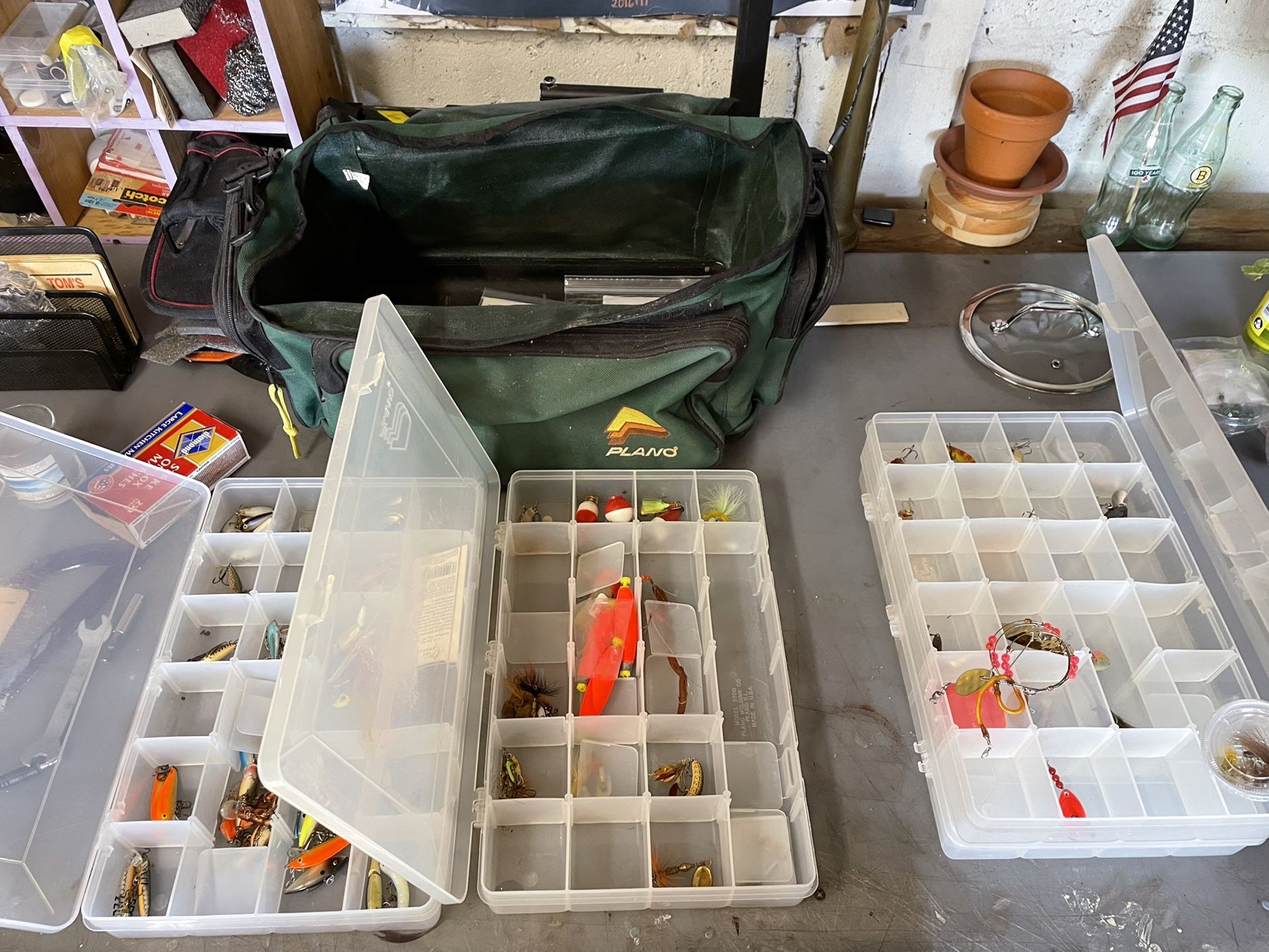 Fishing Tackle Box Kit with Bag