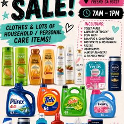 YARD SALE PERSONAL/HOUSEHOLD ITEMS