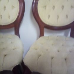 Rose Wood Antique Carved Wooden Chairs.
