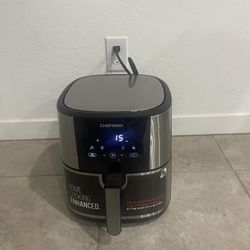 Chefman TurboFry Touch Air Fryer, The Most Compact And Healthy Way To Cook Oil-Free, One-Touch Digital Controls And Shake Reminder For The Perfect Cri