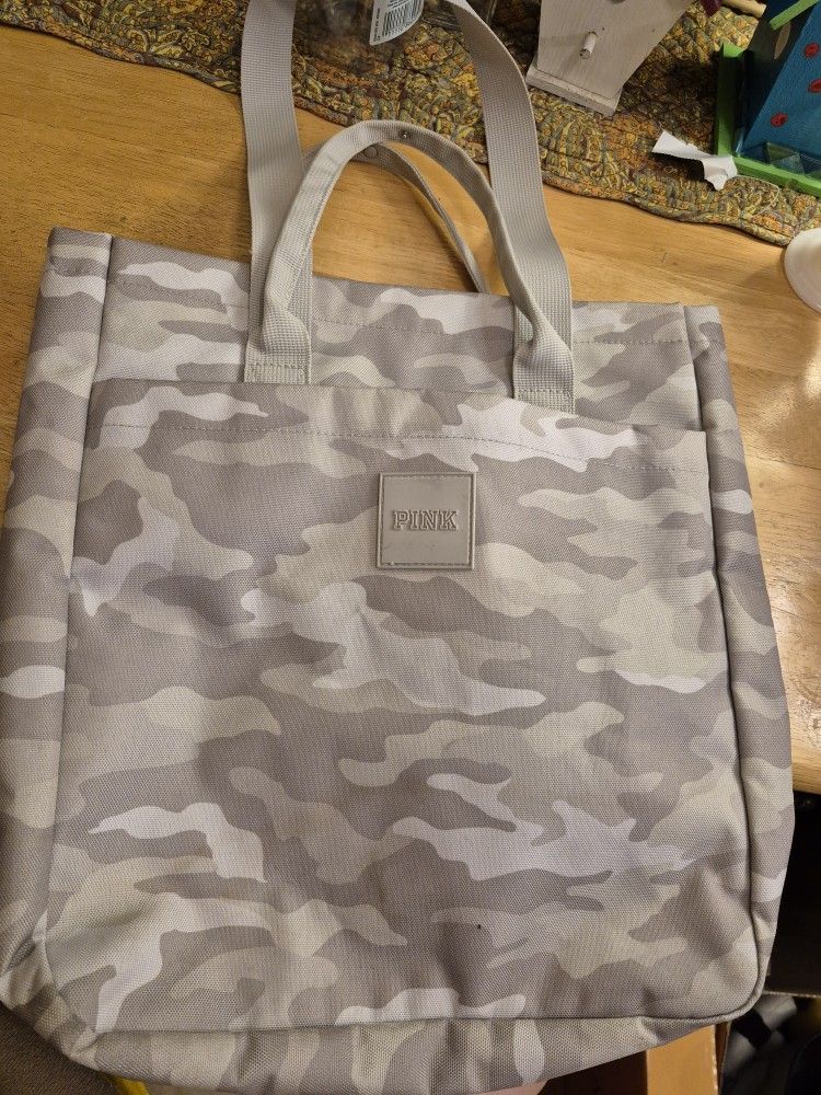 Victoria's Secret PINK Beige Camo Backpack