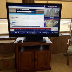 Sharp 55” Flat Screen TV w/legs