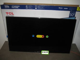 50" TCL GOOGLE TV 50S446 LED SMART NEW IN BOX FREE HD ANTENNA