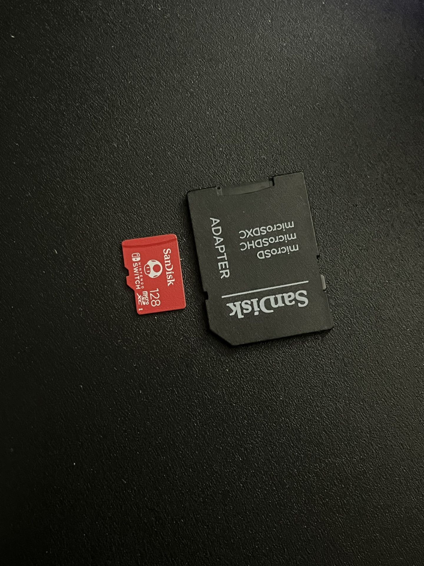 128 SanDisk Micro SD Card + Adapter