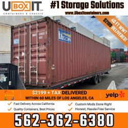40ft Shipping Container – Wind & Watertight – Delivered!