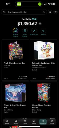 Pokemon Prismatic Evolutions, Chaos Rising and Pitch Black