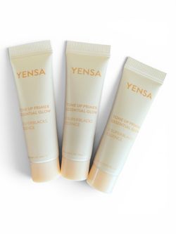 (3pck) Yensa Tone Up Essential Glow primers•Travel sized tubes