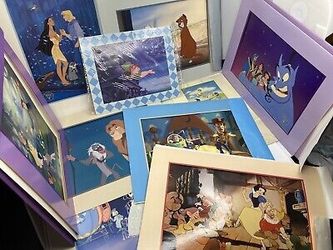 Lot Of Disney Exclusive Commemorative Lithographs