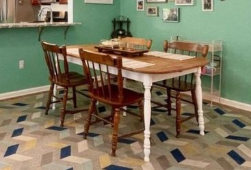 Solid Wood Moosehead Dining Set - Table + 7 Chairs! (Made in Maine)