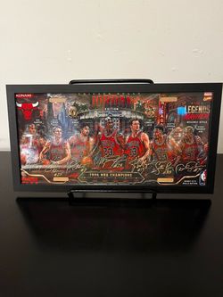 Chicago Bulls 1996 NBA Champions Jordan Edition Framed Print