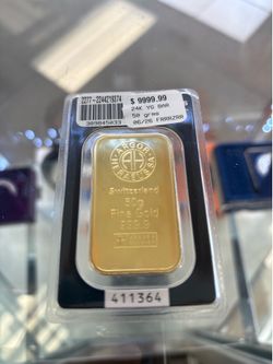 50g Argor-Heraeus Fine Gold Bar .9999
