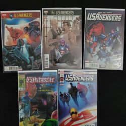 U.S. Avengers Comic Lot (#6, #8, #10–12) – Marvel