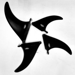 TERRAMAR SURFCO 7",8",8.5",9" AND 10" GREENOUGH 4A SURFBOARD FINS $65