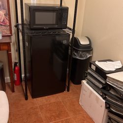 Mini Fridge Microwave Storage 