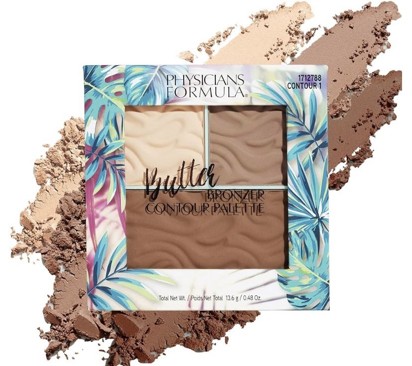 Physicians Formula Butter Bronzer Contour Palette, Light/Medium, 0.48 Ounce (Pack of 1)