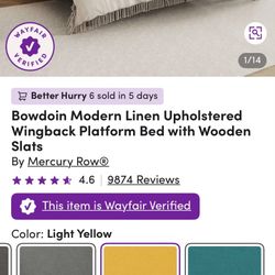 King Bed Fram