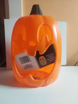 Jumbo Light-Up Halloween Pumpkin Decoration