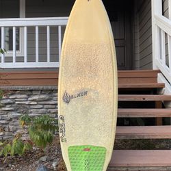 5’8” X 21” - Epoxy Surfboard Shortboard 5 Fin (Thruster or Quad Set Up)