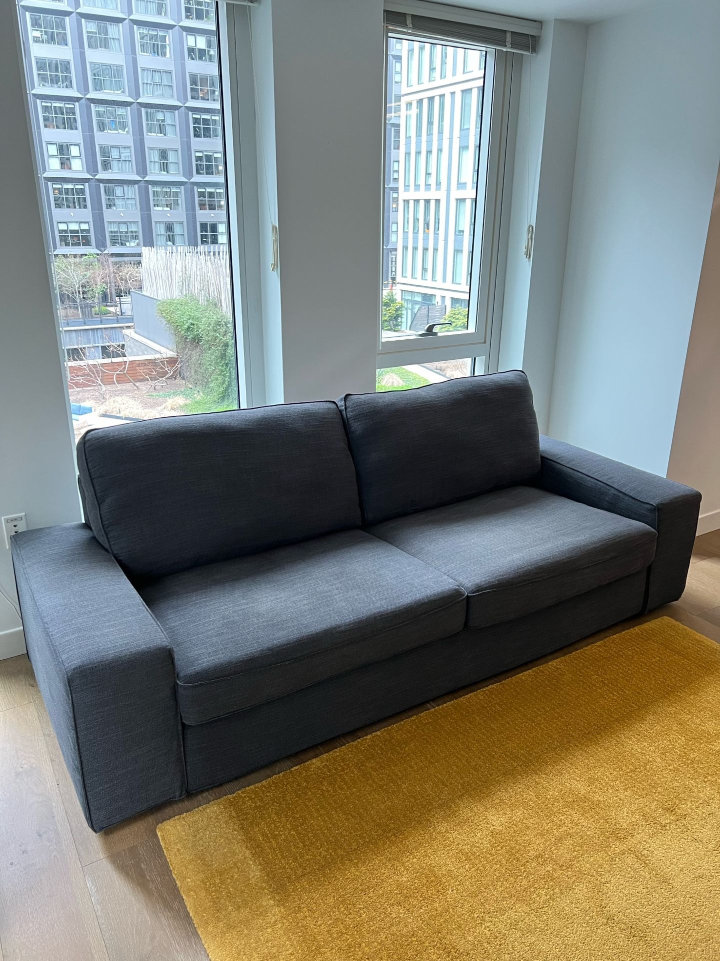 Gray Loveseat Sofa (IKEA - KIVIK)