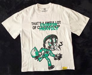 White chifien heavily t-shirt