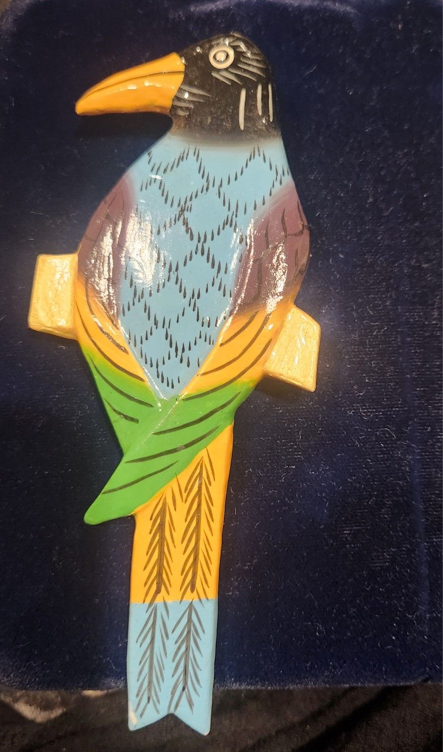 Colorful Parrot Brooch