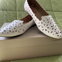 Union Bay Flat Shoes White