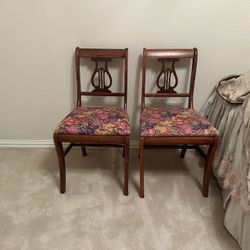 2 Antique Vantage Chairs 