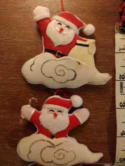 Fabric Santa set